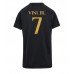 Tanie Strój piłkarski Real Madrid Vinicius Junior #7 Koszulka Trzeciej dla damskie 2023-24 Krótkie Rękawy